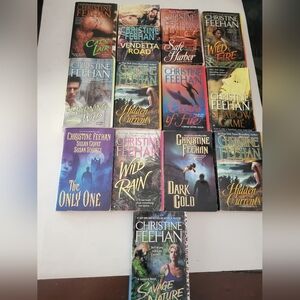 Paranormal Romance Novels J R Ward, Christine Feehan & Sherrilyn Kenyon Bundle